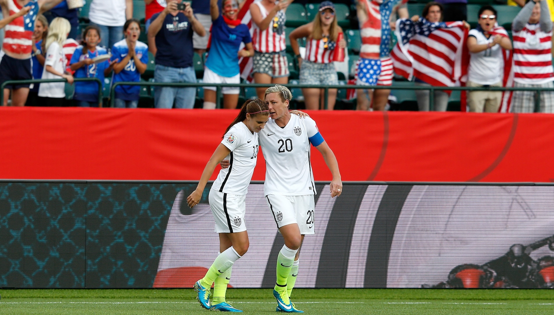 in the FIFA Women's World Cup 2015 Round of 16 match at Commonwealth Stadium on June 22, 2015 in Edmonton, Canada.