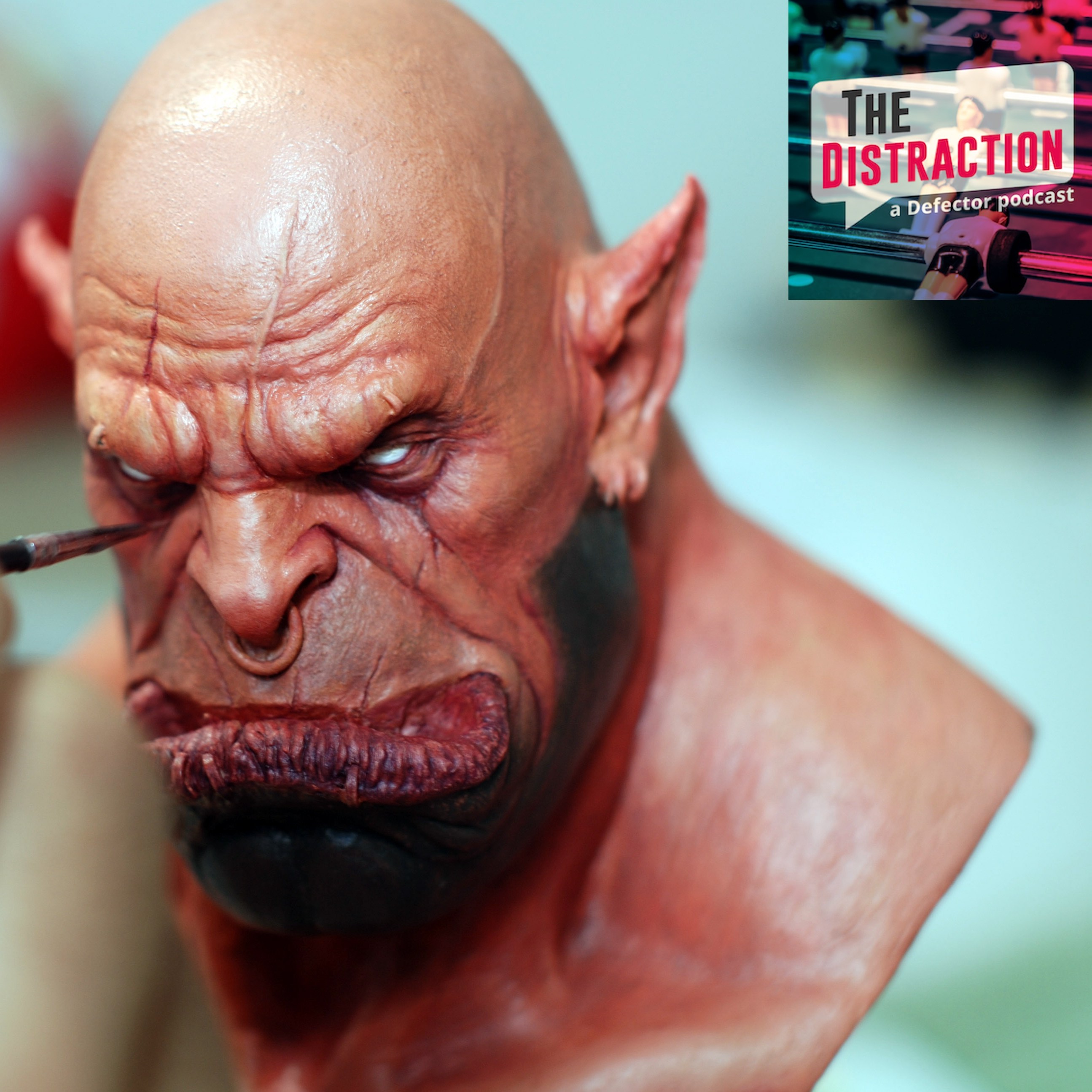 Artist Yan Chuan paints his figurine creation of Garrosh Hellscream from World of Warcraft on June 8, 2016 in Shenyang, China. Chuan is a fan of Blizzard Entertainment, producer of online game World of Warcraft.