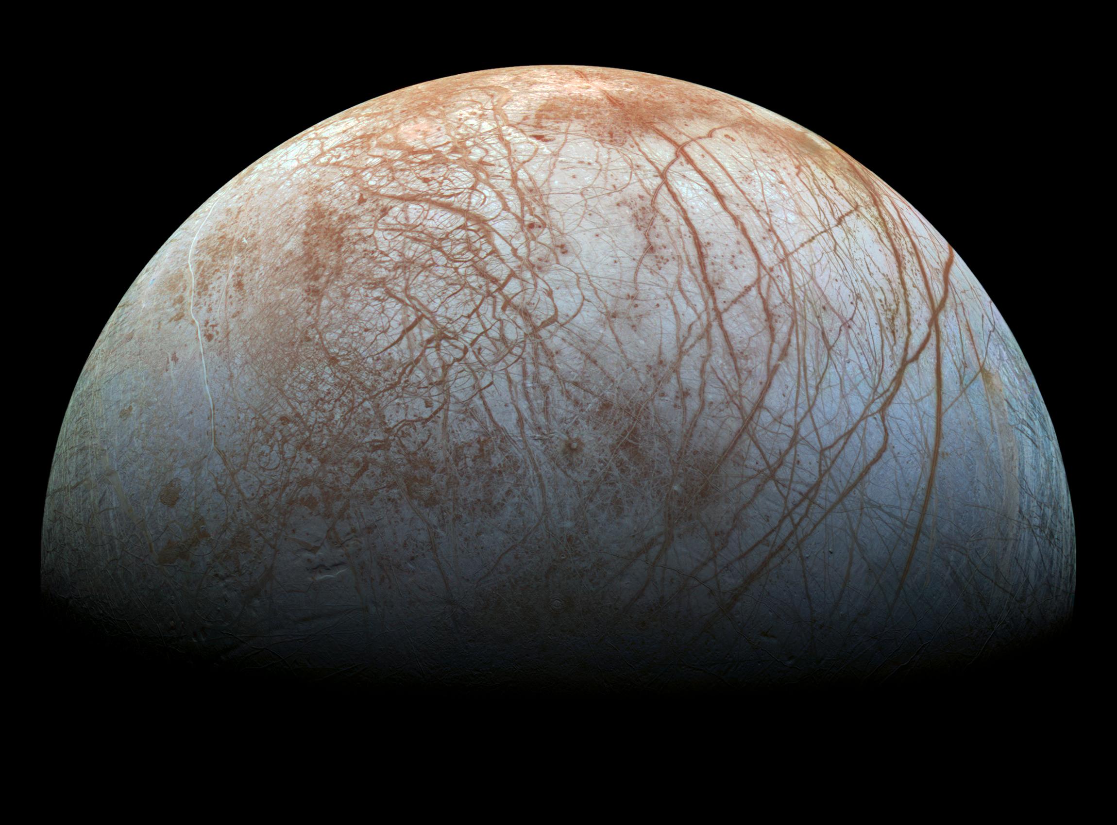 Europa, the icy moon of Jupiter