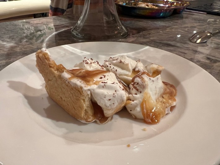 A slice of Banoffee Pie.