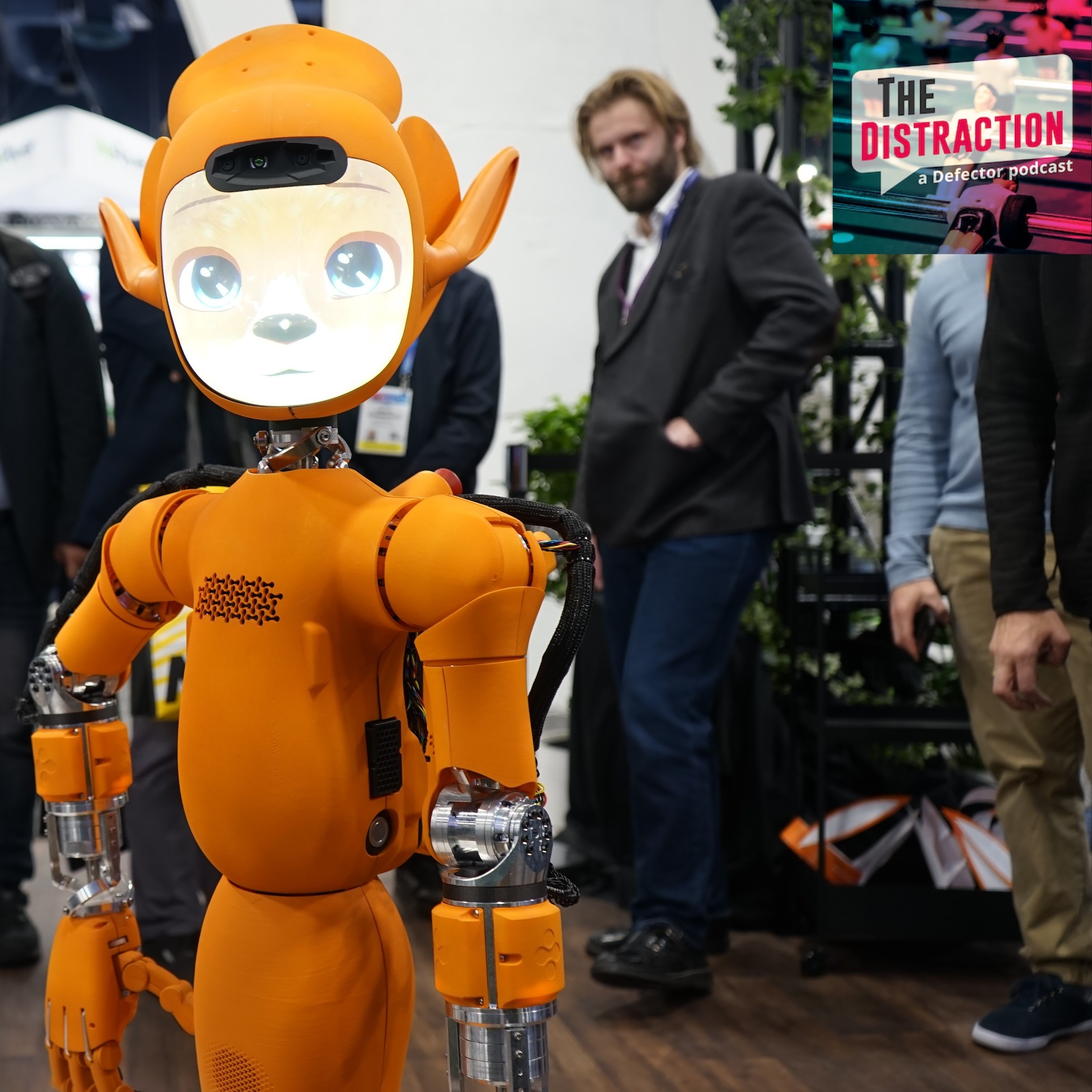 An Enchanted Tools robot called the Mirokai is displayed during the 2025 Consumer Electronics Show CES in Las Vegas.