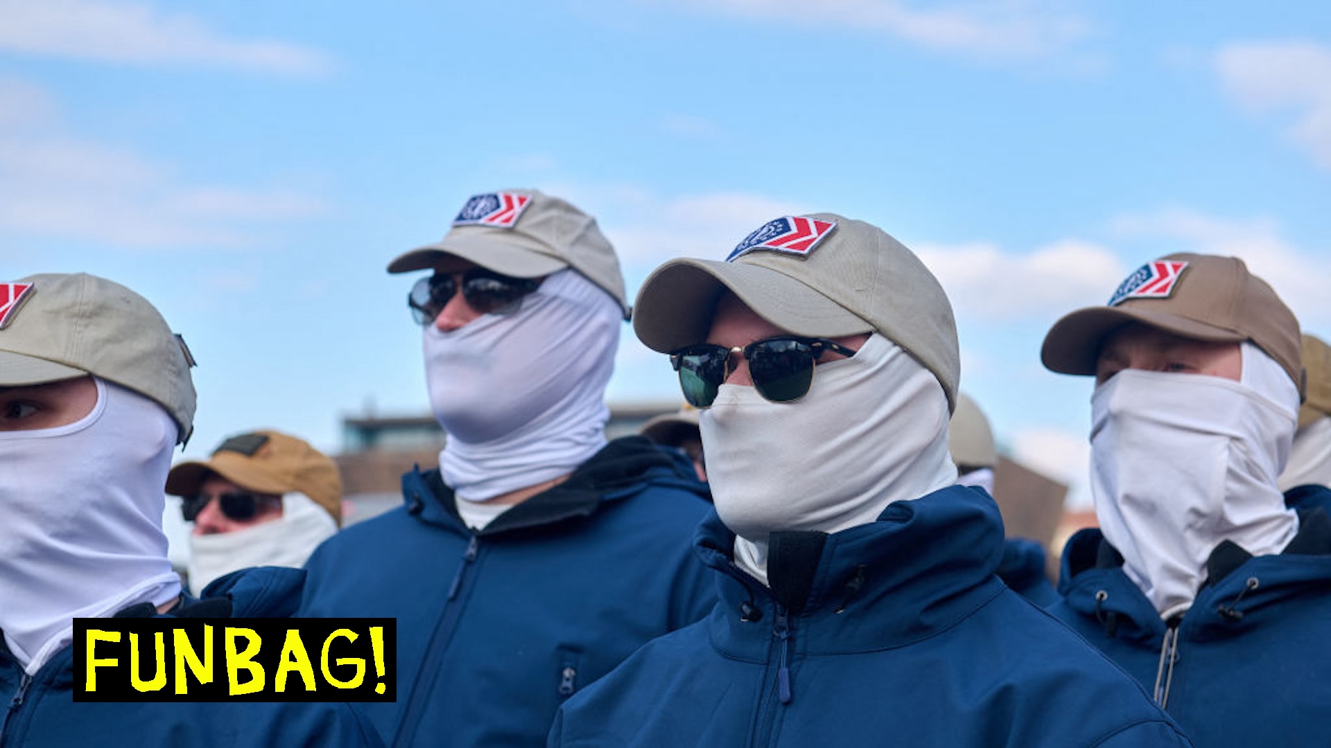 Members of the far-right militia group, Patriot Front, participate in the 2025 March for Life in Washington D.C., Friday, Jan. 24, 2025.