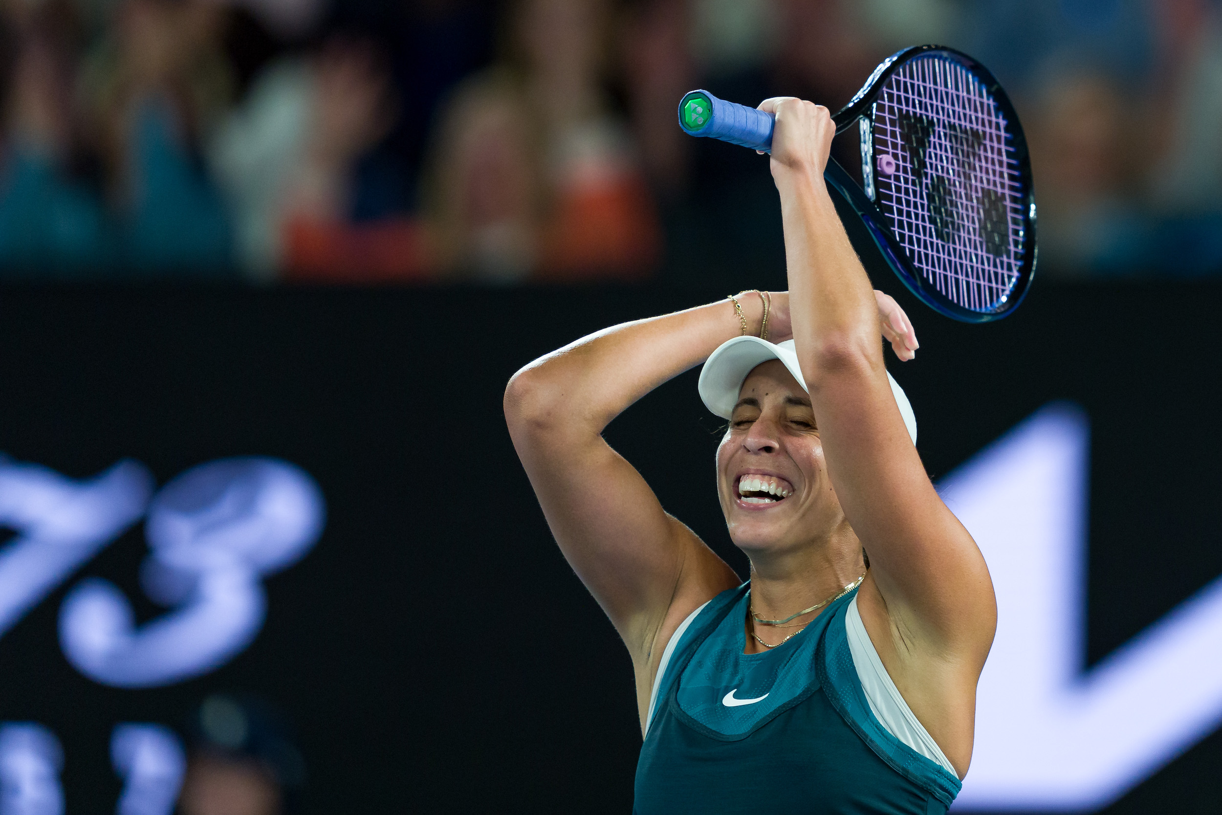 During Day 14 of the 2025 Australian Open at Melbourne Park on January 25, 2025 in Melbourne, Australia. (Photo by Andy Cheung/Getty Images)