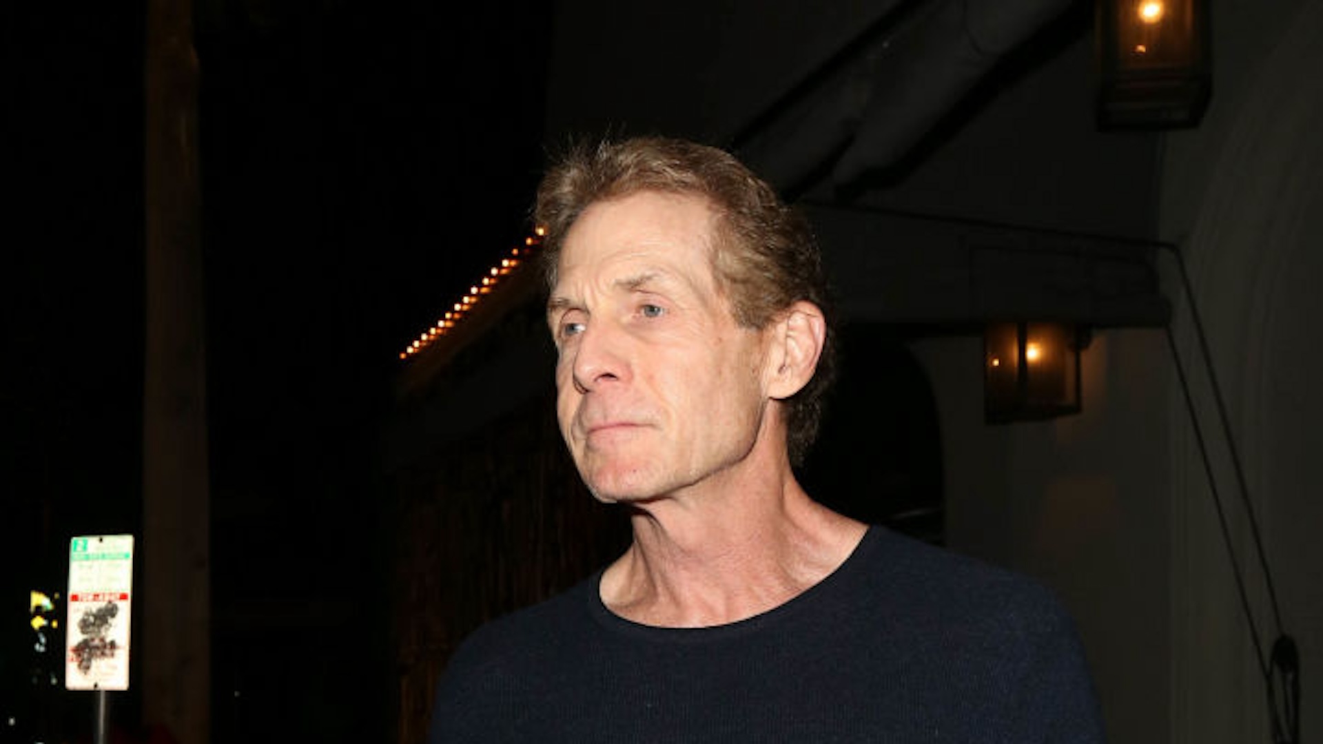 LOS ANGELES, CA - OCTOBER 27: Skip Bayless is seen on October 27, 2017 in Los Angeles, CA.