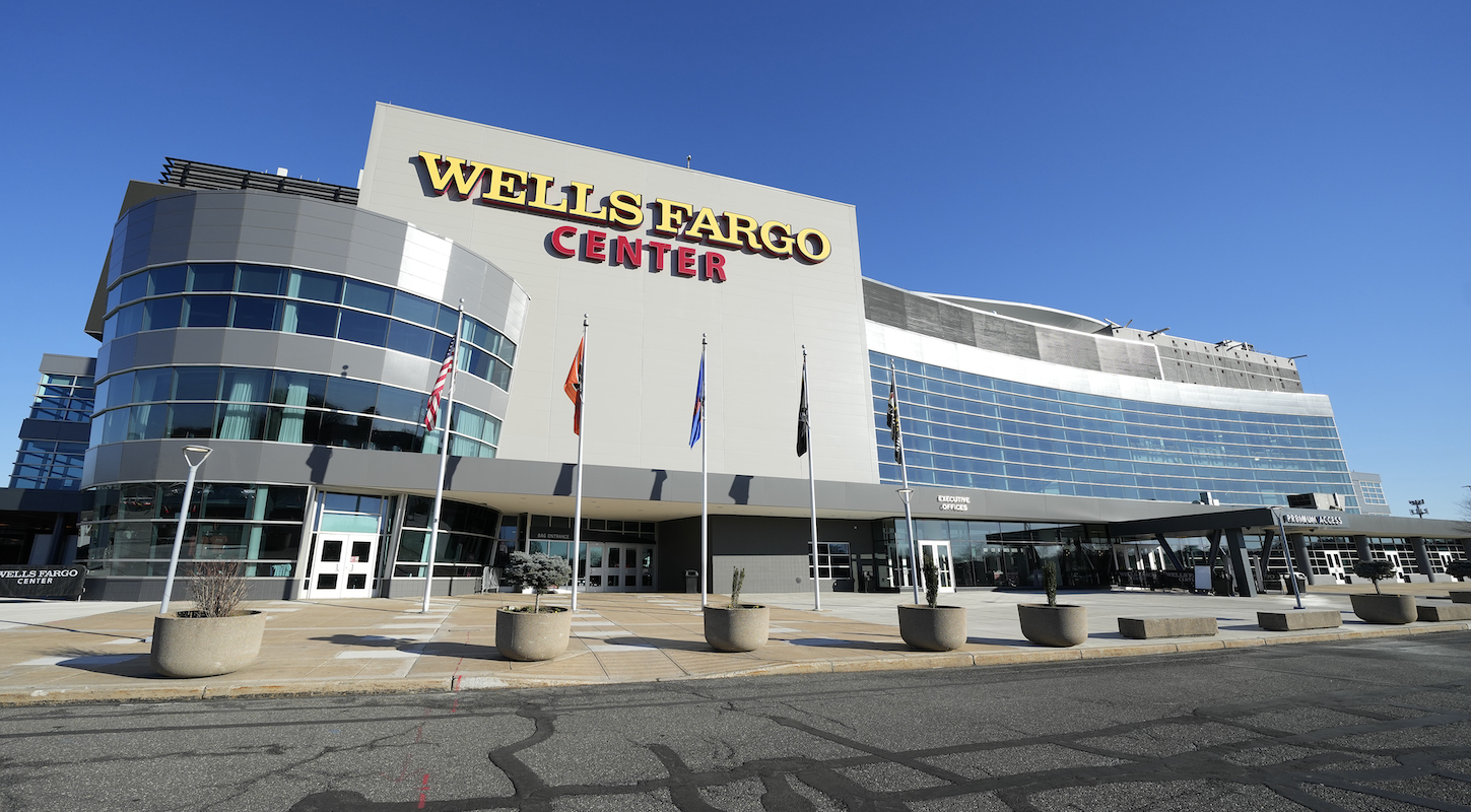 The Philadelphia 76ers' home arena in South Philly.