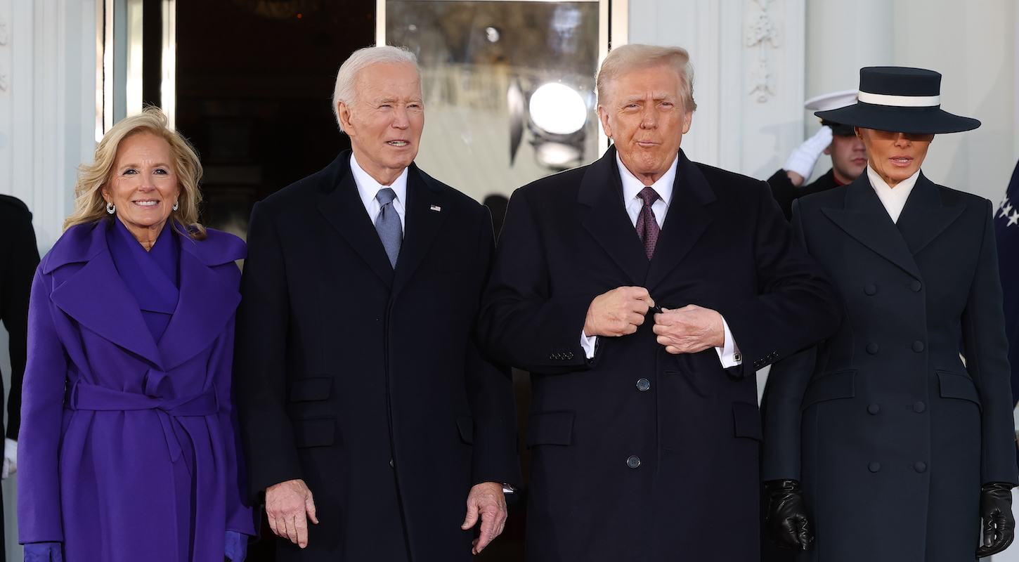 Jill Biden, Joe Biden, Donald Trump, Melania Trump.