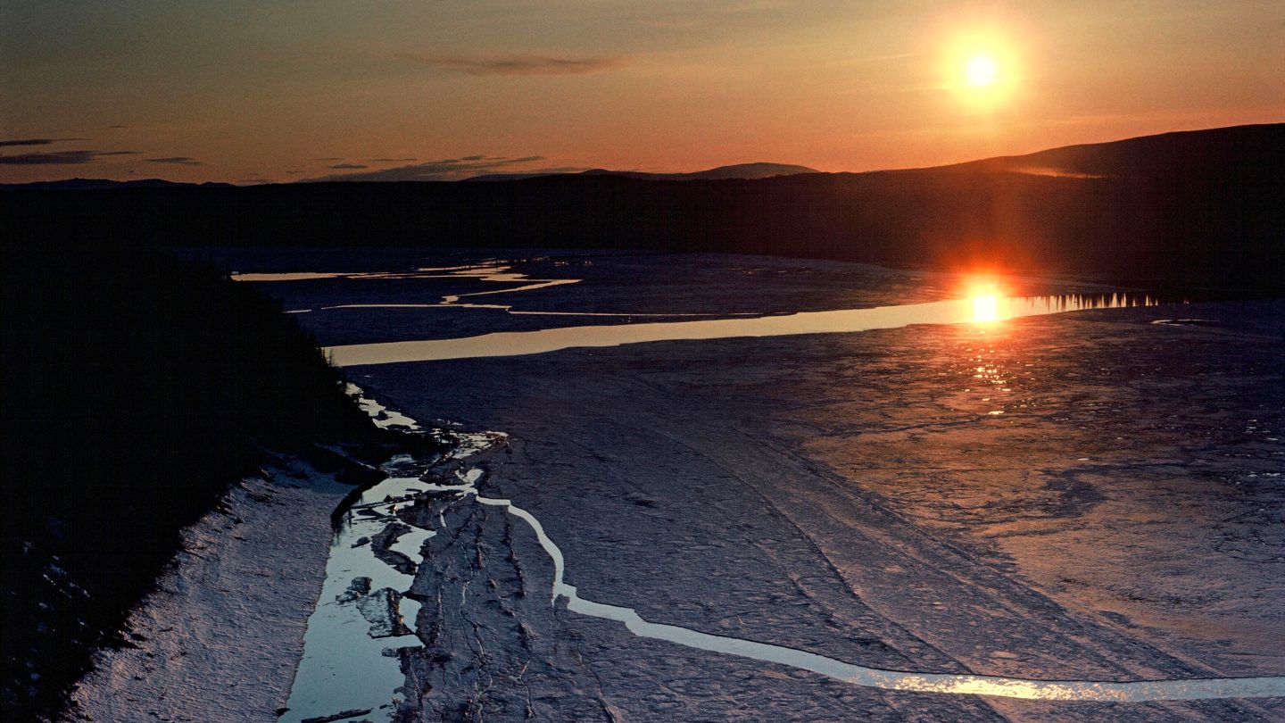 UNITED STATES - CIRCA 1900: Yukon river in Alaska, United States (Photo by Jean-Erick PASQUIER/Gamma-Rapho via Getty Images