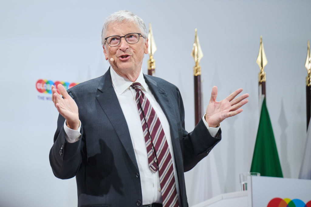 Bill Gates speaks at the Global Solutions Summit