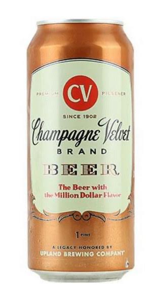 A can of champagne velvet beer