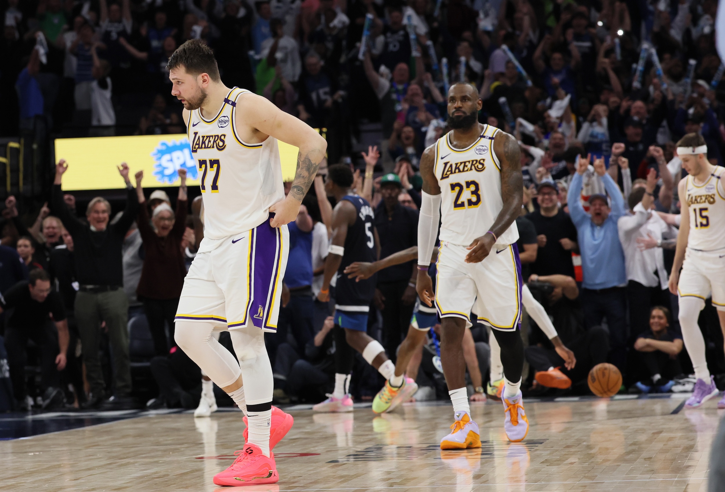 Luka Doncic and LeBron James.