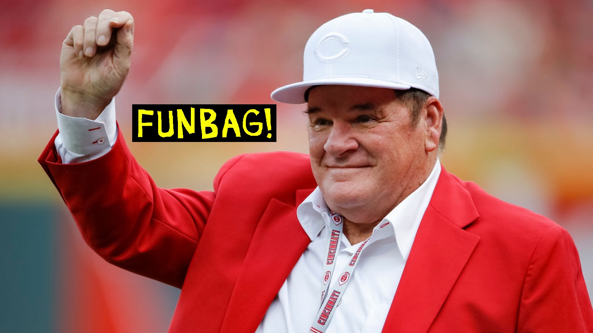 Former Cincinnati Reds manager and player Pete Rose is seen before the game against the Pittsburgh Pirates at Great American Ball Park on July 21, 2018 in Cincinnati, Ohio.