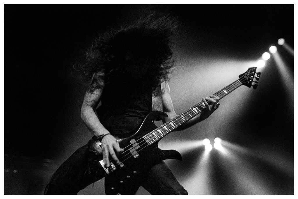 Slayer, Tom Araya, Clash of the Titans, Genk, Belgium, 22nd September 1990.