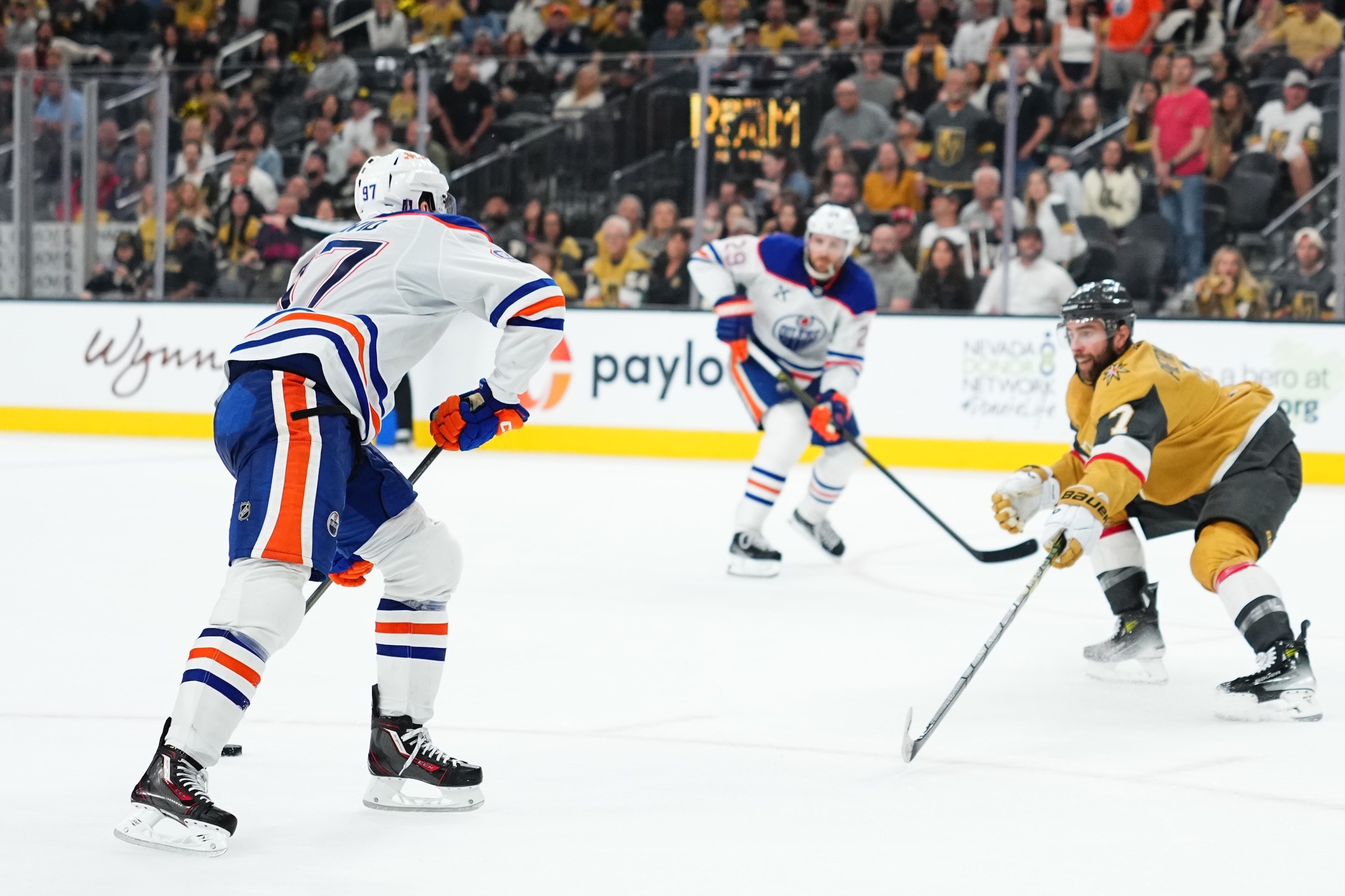 LAS VEGAS, NEVADA - MAY 08: &lt;&gt; of Game Two of the Second Round of the 2025 Stanley Cup Playoffs at T-Mobile Arena on May 8, 2025 in Las Vegas, Nevada. (Photo by Jeff Bottari/NHLI via Getty Images)