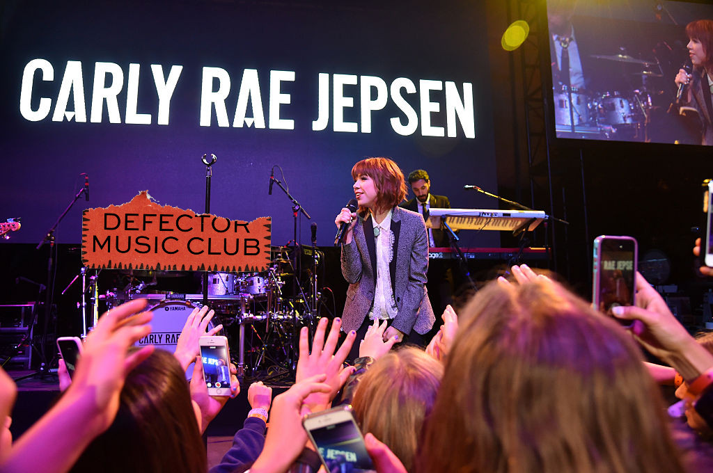 Singer/songwriter Carly Rae Jepsen performs at City Year Los Angeles Spring Break at Sony Studios on April 25, 2015 in Los Angeles, California