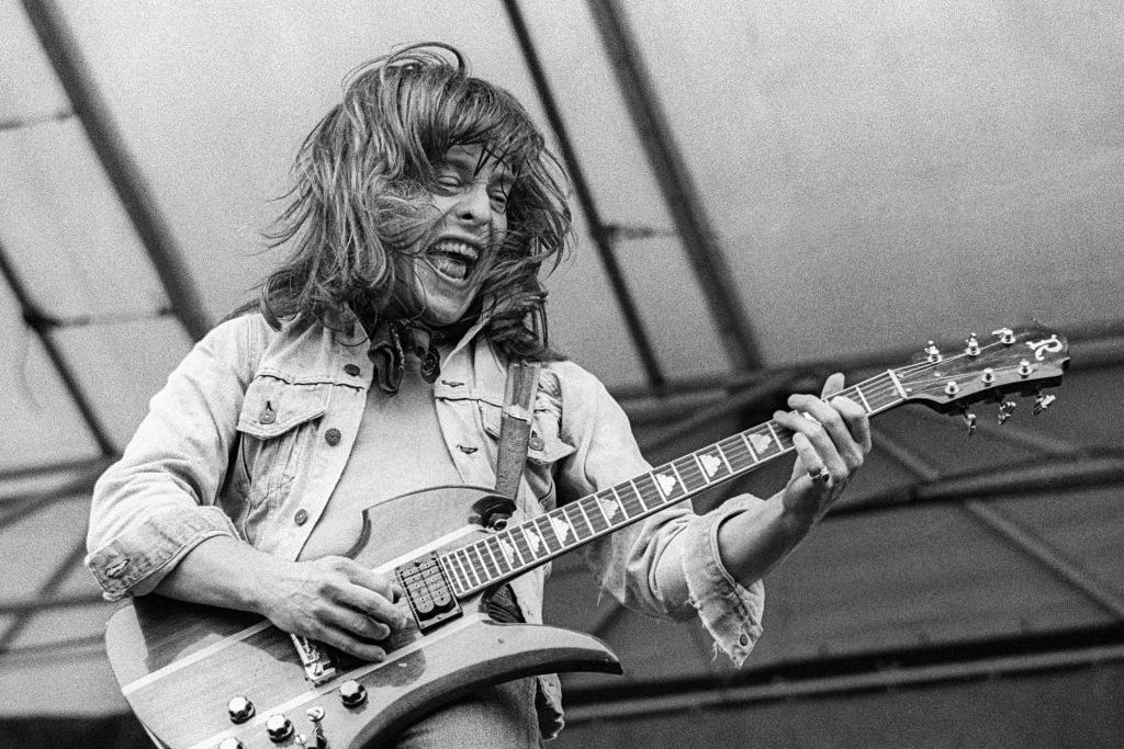 Rick Derringer performs at Oakland Stadium in Oakland, California - July 23, 1977