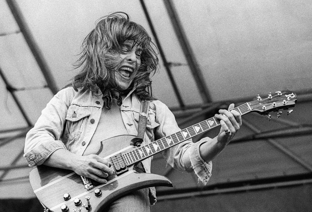 Rick Derringer performs at Oakland Stadium in Oakland, California - July 23, 1977