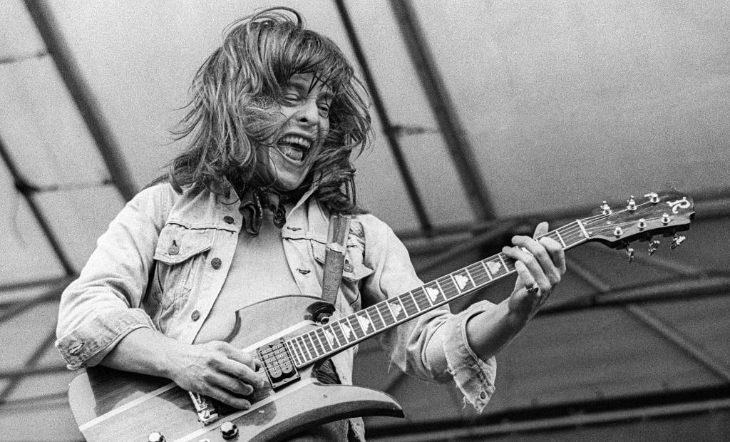 Rick Derringer performs at Oakland Stadium in Oakland, California - July 23, 1977