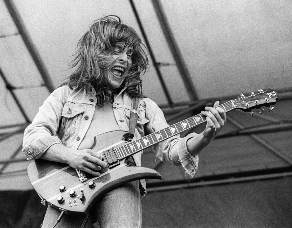 Rick Derringer performs at Oakland Stadium in Oakland, California - July 23, 1977