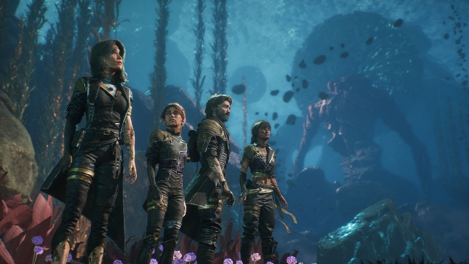 Four main characters in 'Clair Obscur: Expedition 33'