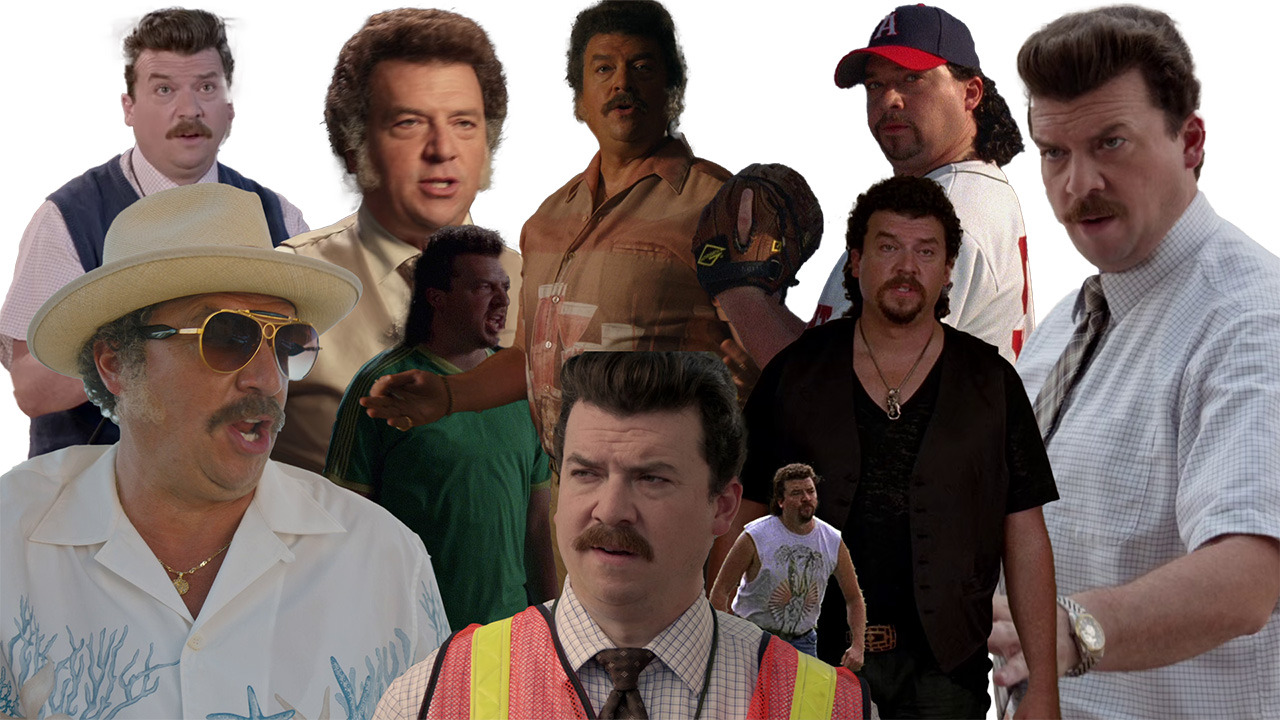 A bunch of Danny McBride characters from Righteous Gemstones, Vice Principals and Eastbound & Down