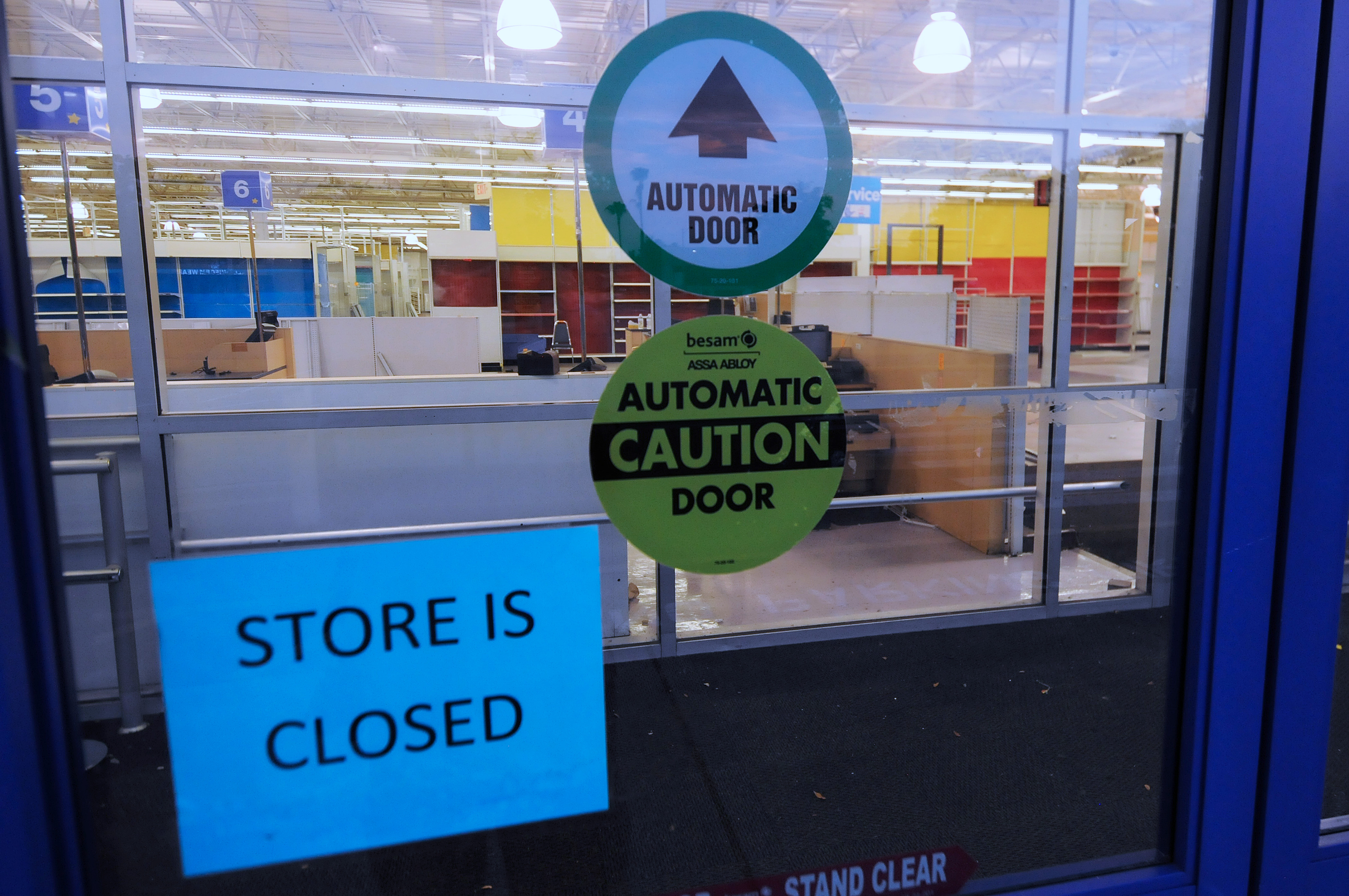 A Toys R Us store that was shuttered in 2018 is seen on June 21, 2019 in Orlando, Florida. The company was bought and destroyed by private equity.