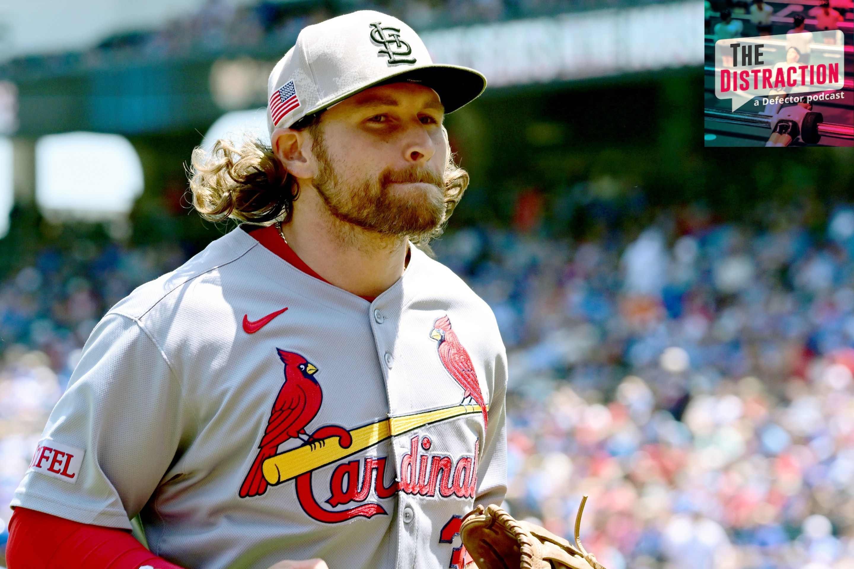 St. Louis Cardinals shortstop Brendan Donovan (33) as seen during a Major League Baseball game between the St. Louis Cardinals and the Kansas City Royals on May 18, 2025. Just a real Cardinals-looking guy.