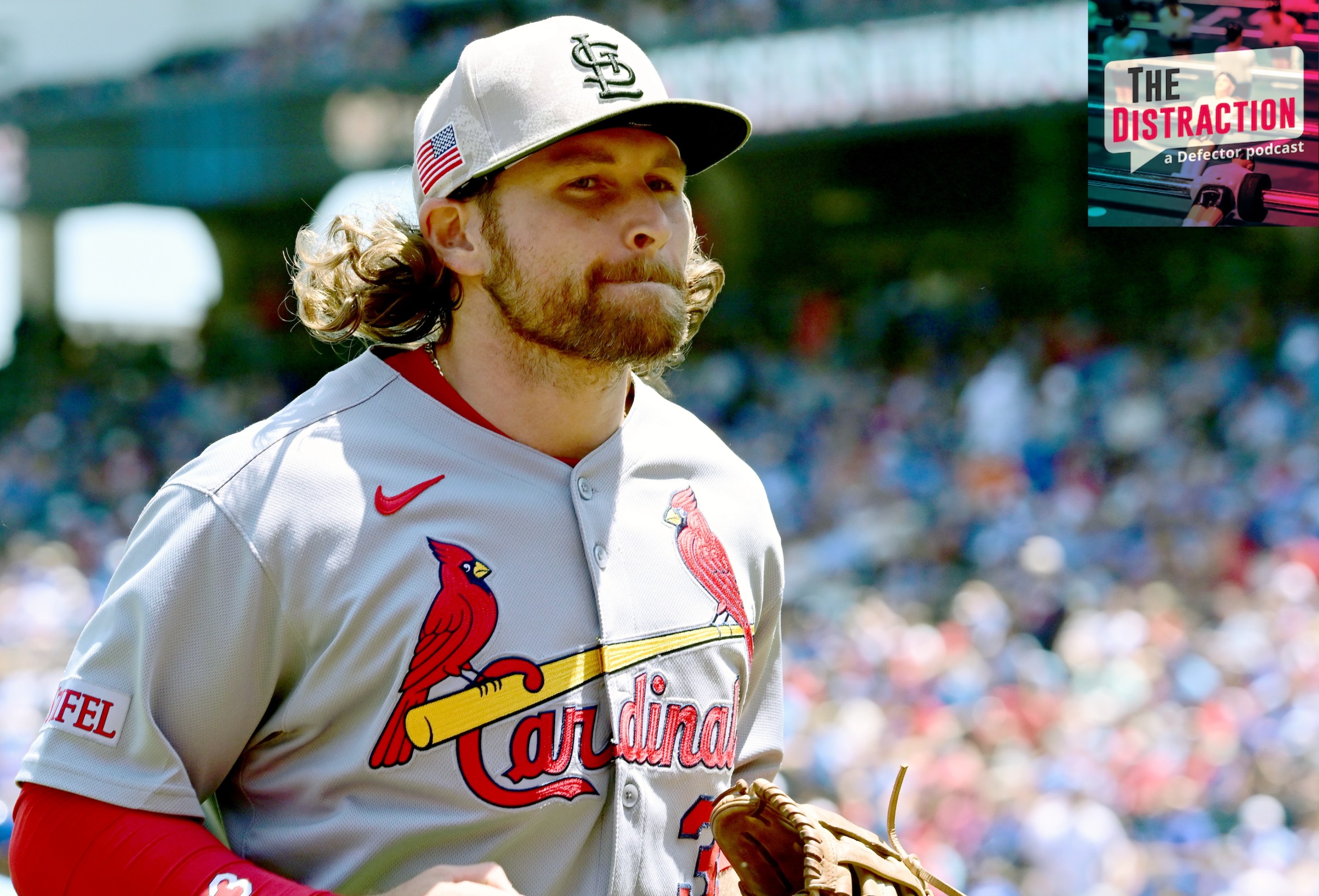 St. Louis Cardinals shortstop Brendan Donovan (33) as seen during a Major League Baseball game between the St. Louis Cardinals and the Kansas City Royals on May 18, 2025. Just a real Cardinals-looking guy.