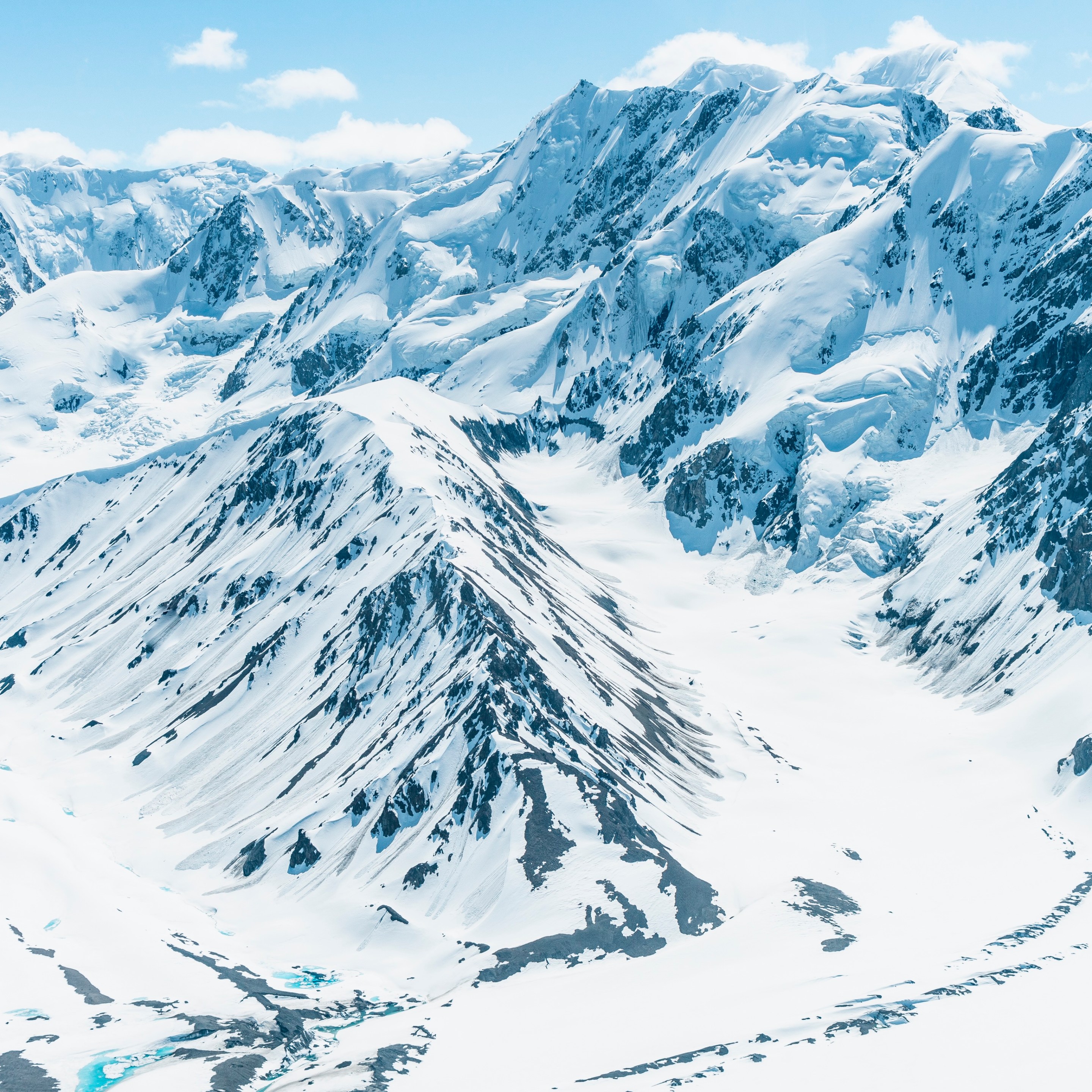 Saint Elias Mountains in Yukon, Canada