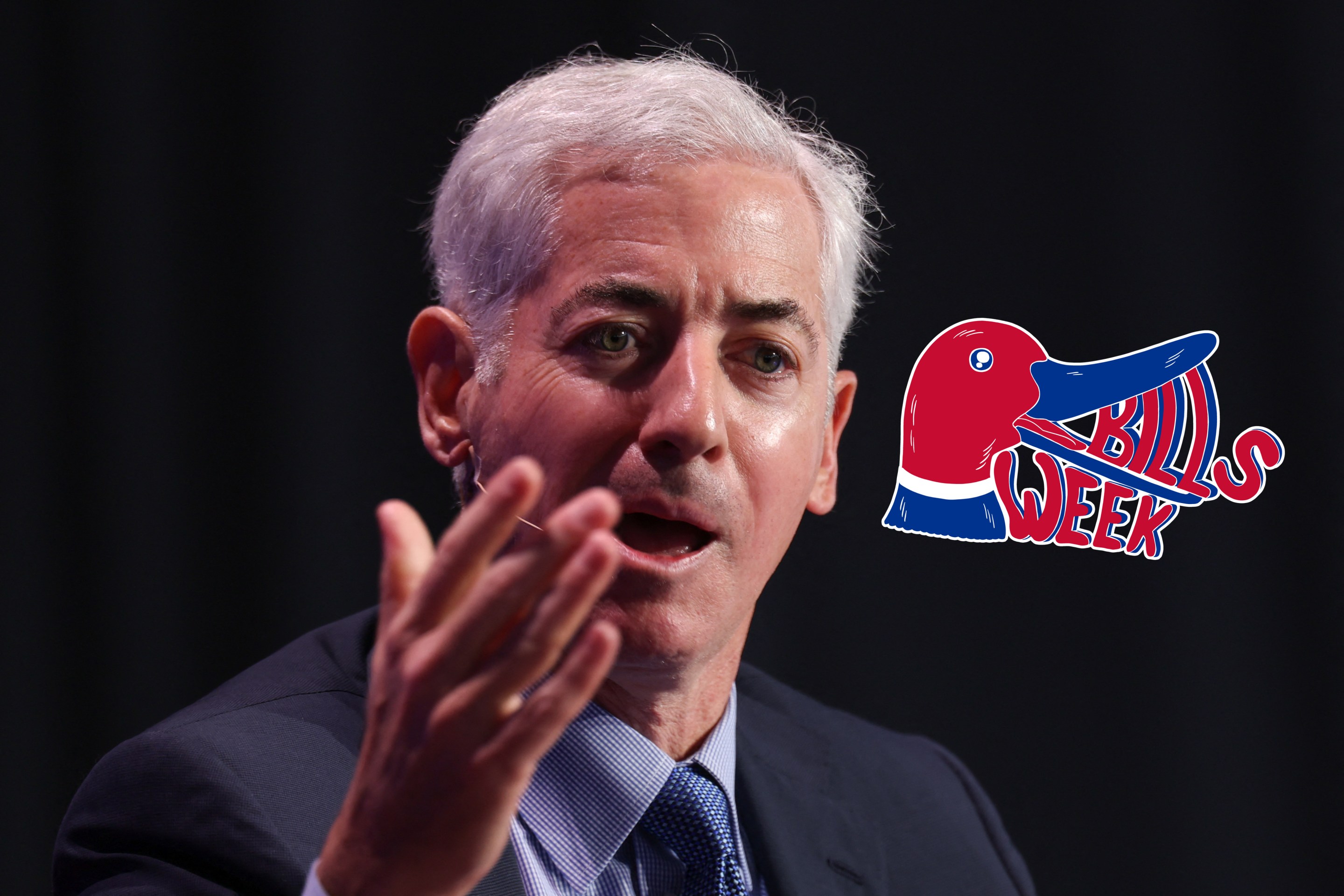 Bill Ackman, Founder and CEO, Pershing Square Capital Management speaks about higher education and Harvard University during at the 28th annual Milken Institute Global Conference at the Beverly Hilton in Beverly Hills, California on May 6, 2025. (Photo by Patrick T. Fallon / AFP)