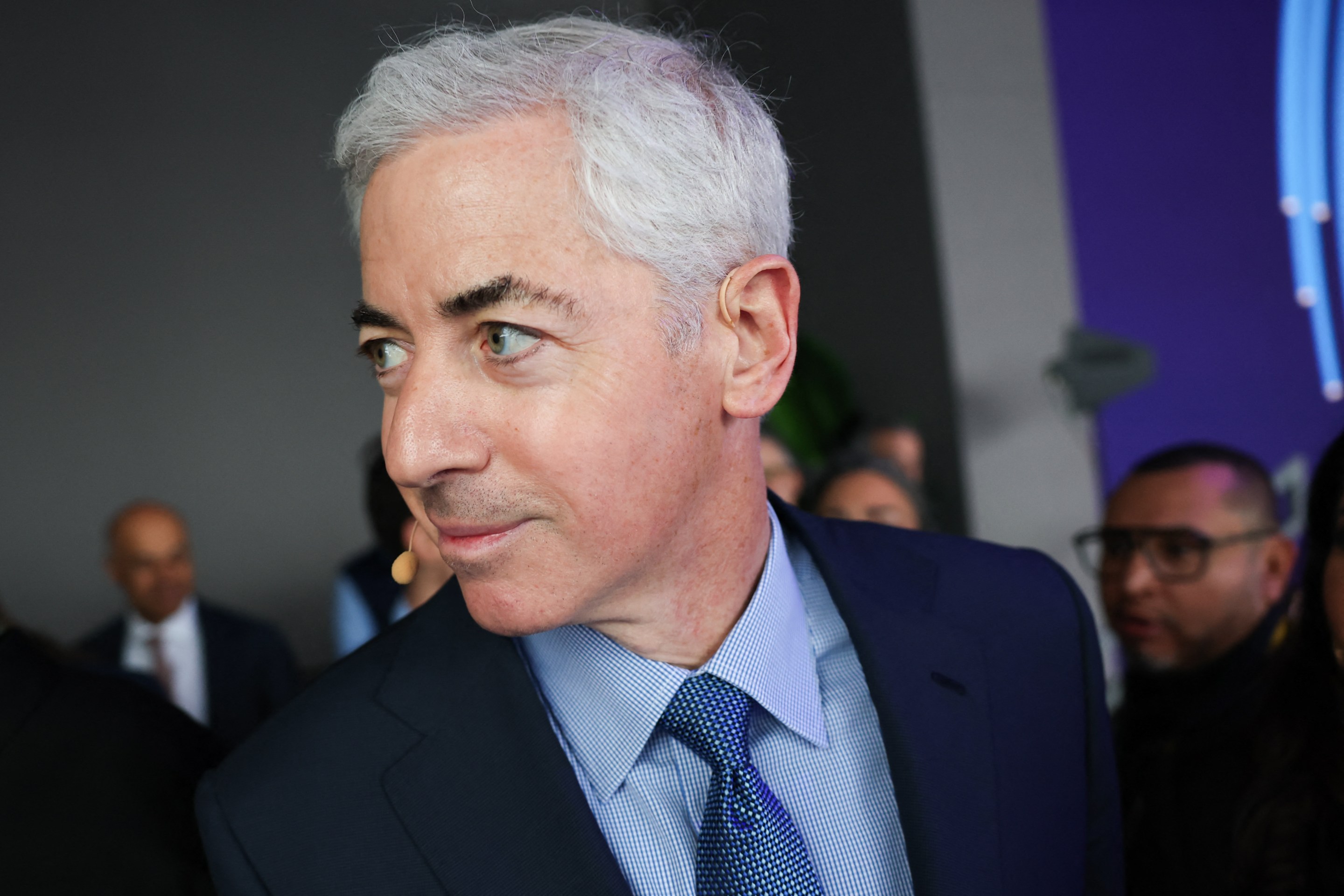 Bill Ackman, Founder and CEO, Pershing Square Capital Management, attends the 28th annual Milken Institute Global Conference at the Beverly Hilton in Beverly Hills, California on May 6, 2025. (Photo by Patrick T. Fallon / AFP) (Photo by PATRICK T. FALLON/AFP via Getty Images)