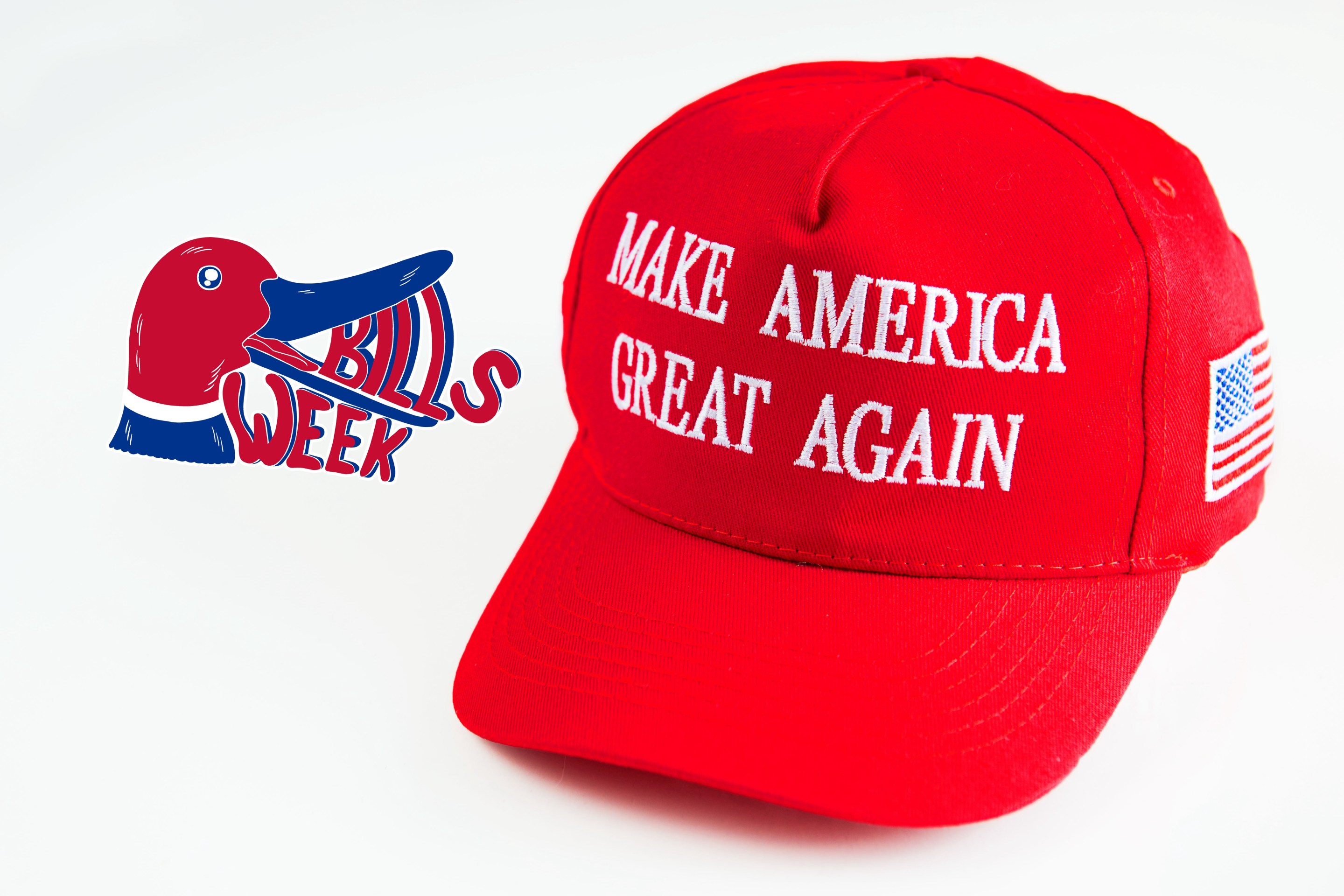 A Make America Great Again hat