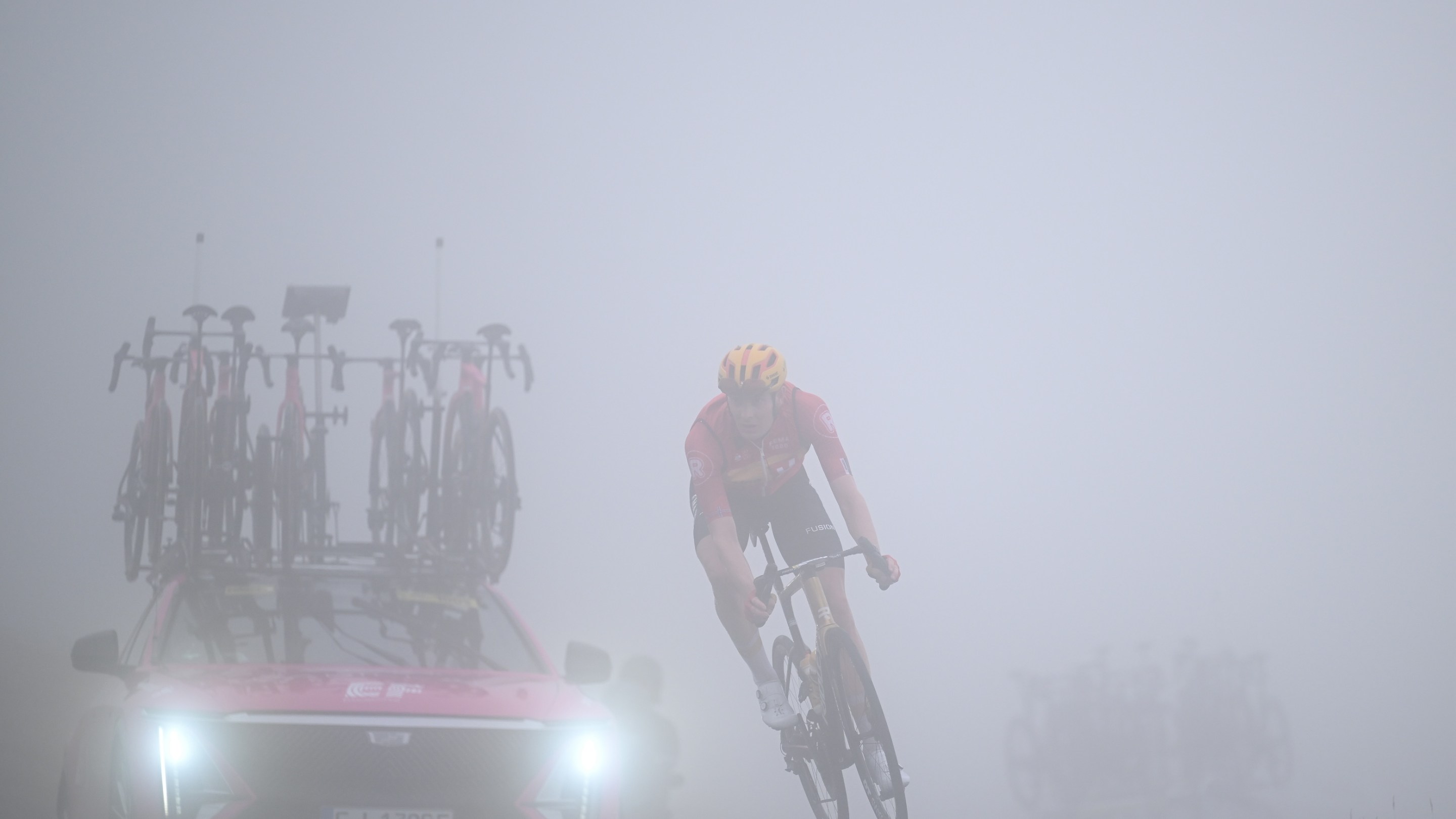 Markus Hoelgaard of Norway and Team Uno-X Mobility competes during the 112th Tour de France 2025, Stage 14 a 182.6km stage from Pau to Luchon-Superbagneres.