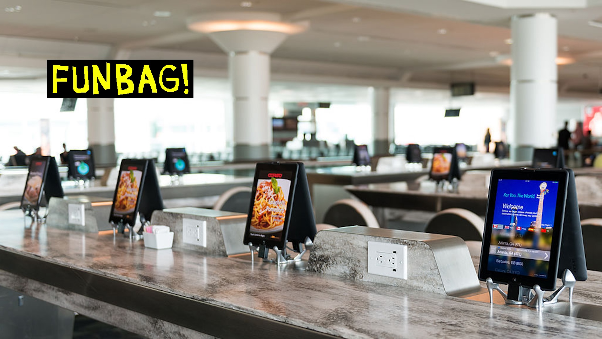 Restaurants are starting to use digital technology for self serving regarding the customer seeing their menu, ordering and paying their bill.