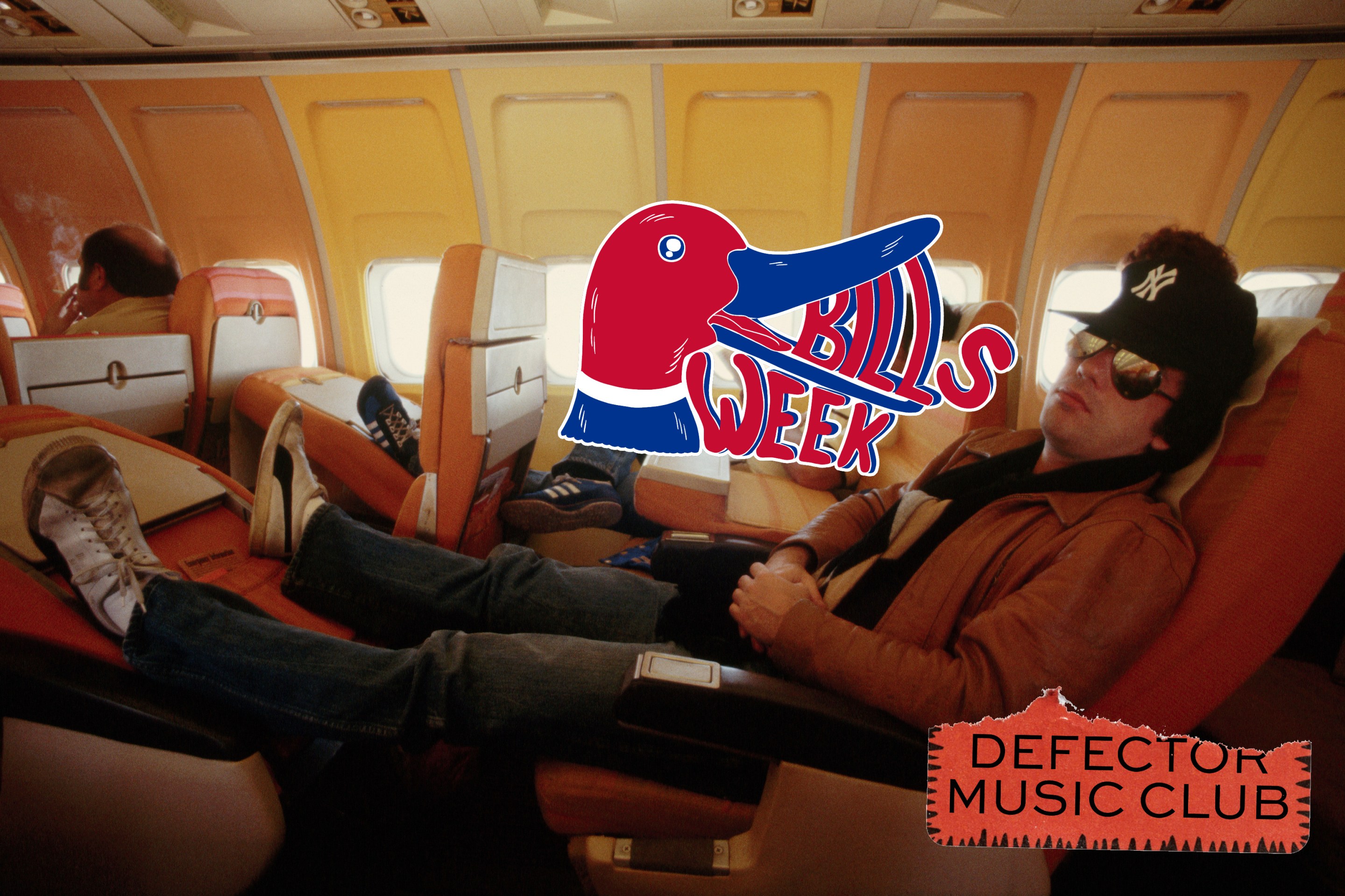 Singer and pianist Billy Joel rests on an airline flight between Austin and Dallas during a tour promoting his "57th Street" album. | Location: Above Texas, USA.