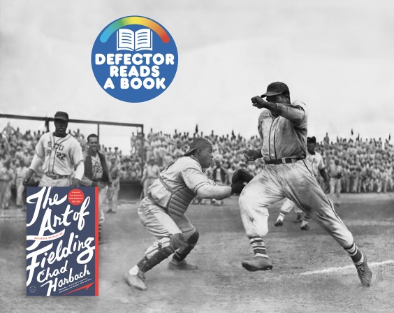 Defector Reads A Baseball Book