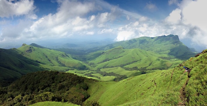 the green, misty mountains of Kudremukh National Park