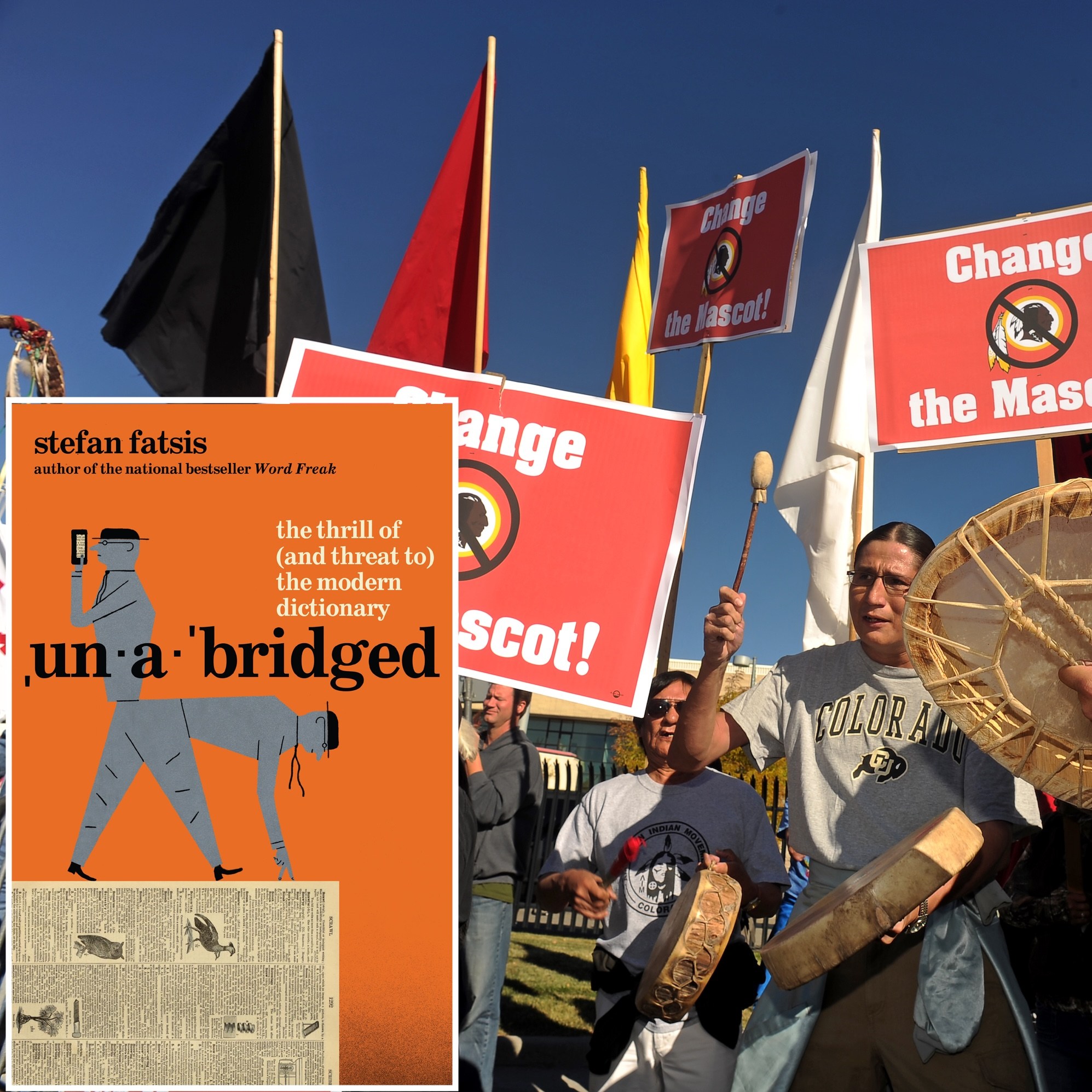 DENVER, CO - OCTOBER 27: From right to left Kordell Kills Crow, Gerard Montour and Chuntay Her Many Horses sing and play the drums during their protest outside of Sports Authority Field at Mile High in Denver, Co on October 27, 2013. The protestors are against what they perceive as the "racist" Washington NFL team, and the name of their mascot the Washington Redskins in Denver, Co on October 27, 2013. (Photo By Helen H. Richardson/ The Denver Post)