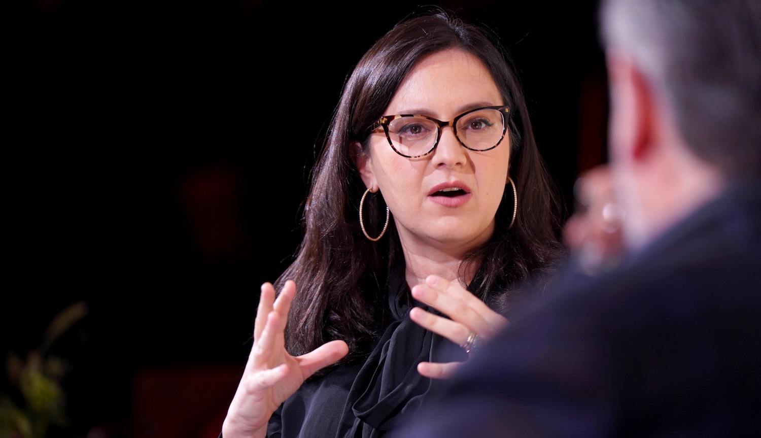 WASHINGTON, DC - JANUARY 18: The Free Press' Honestly with Bari Weiss (pictured) hosts Senator Ted Cruz presented by Uber and X on January 18, 2025 in Washington, DC. (Photo by Leigh Vogel/Getty Images for Uber, X and The Free Press)