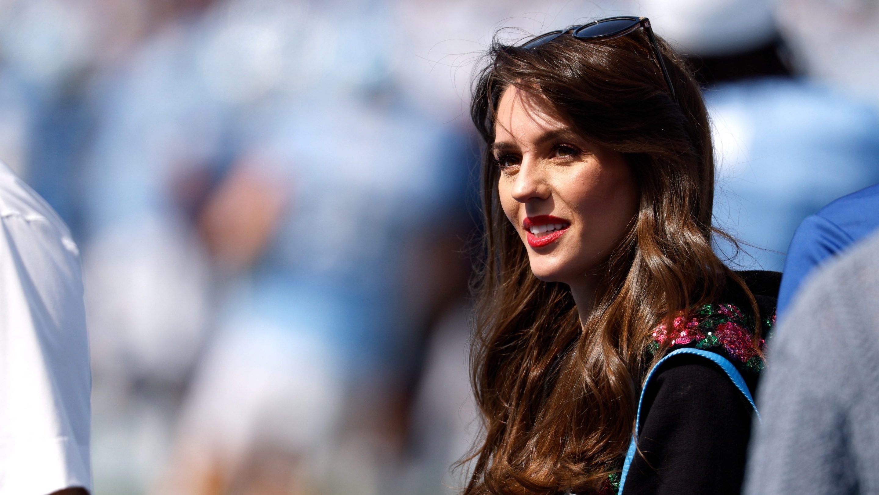 Jordon Hudson attends the game between the Richmond Spiders and the North Carolina Tar Heels at Kenan Memorial Stadium on September 13, 2025 in Chapel Hill, North Carolina.