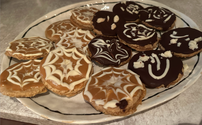 Finished cookies
