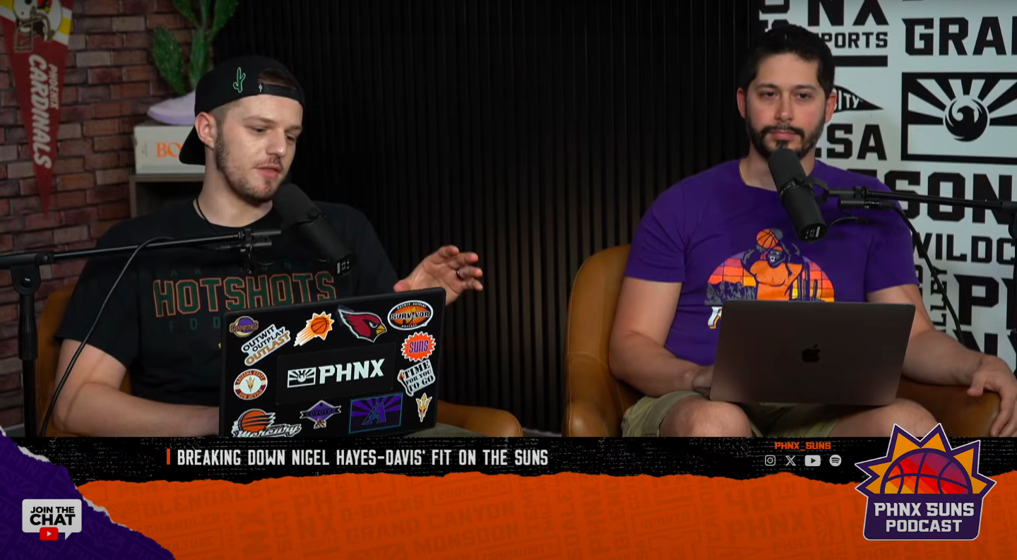 Gerald Bourguet on a PHNX Sports podcast