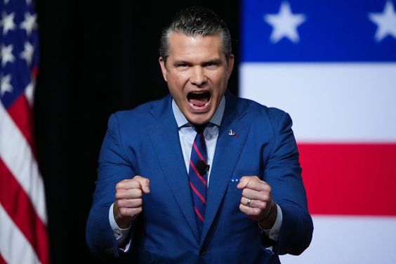 Hegseth Delivers Inspiration, Pushups, To The Youth