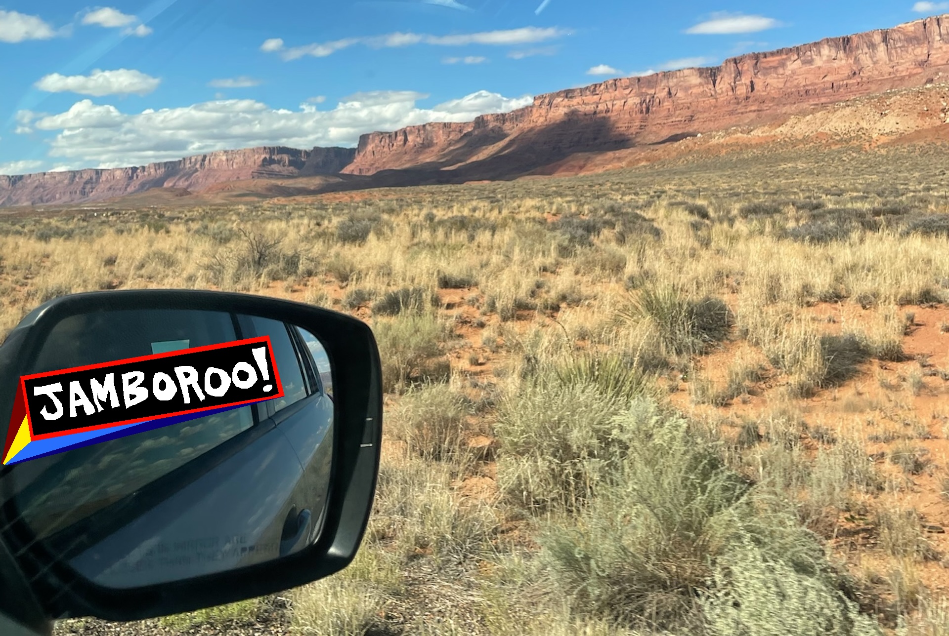 A view from inside my car