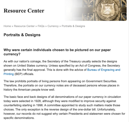 A screenshot of the now-deleted resources page.