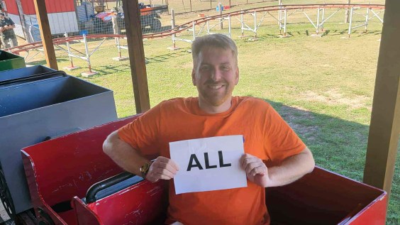 The Journey Of All 1,091 U.S. Roller Coasters Ends With A Toot Around The Track