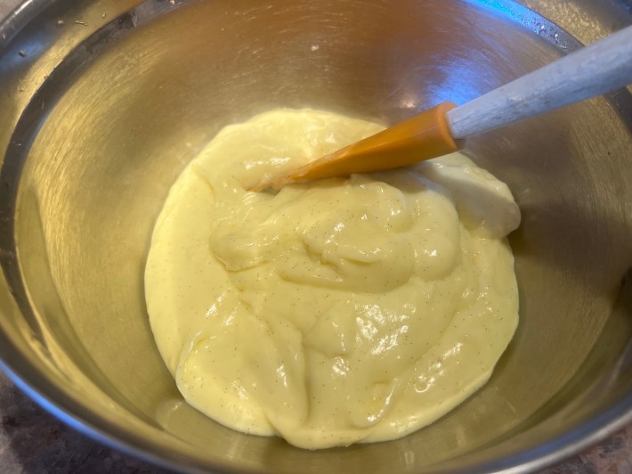 A thick custard.