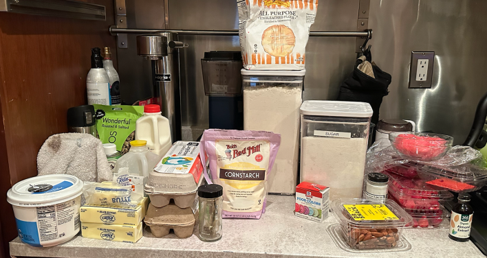 A massive pile of ingredients