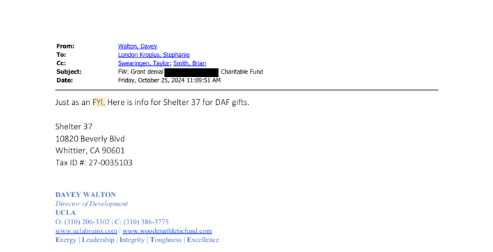 Just as an FYI. Here is info for Shelter 37 for DAF gifts.