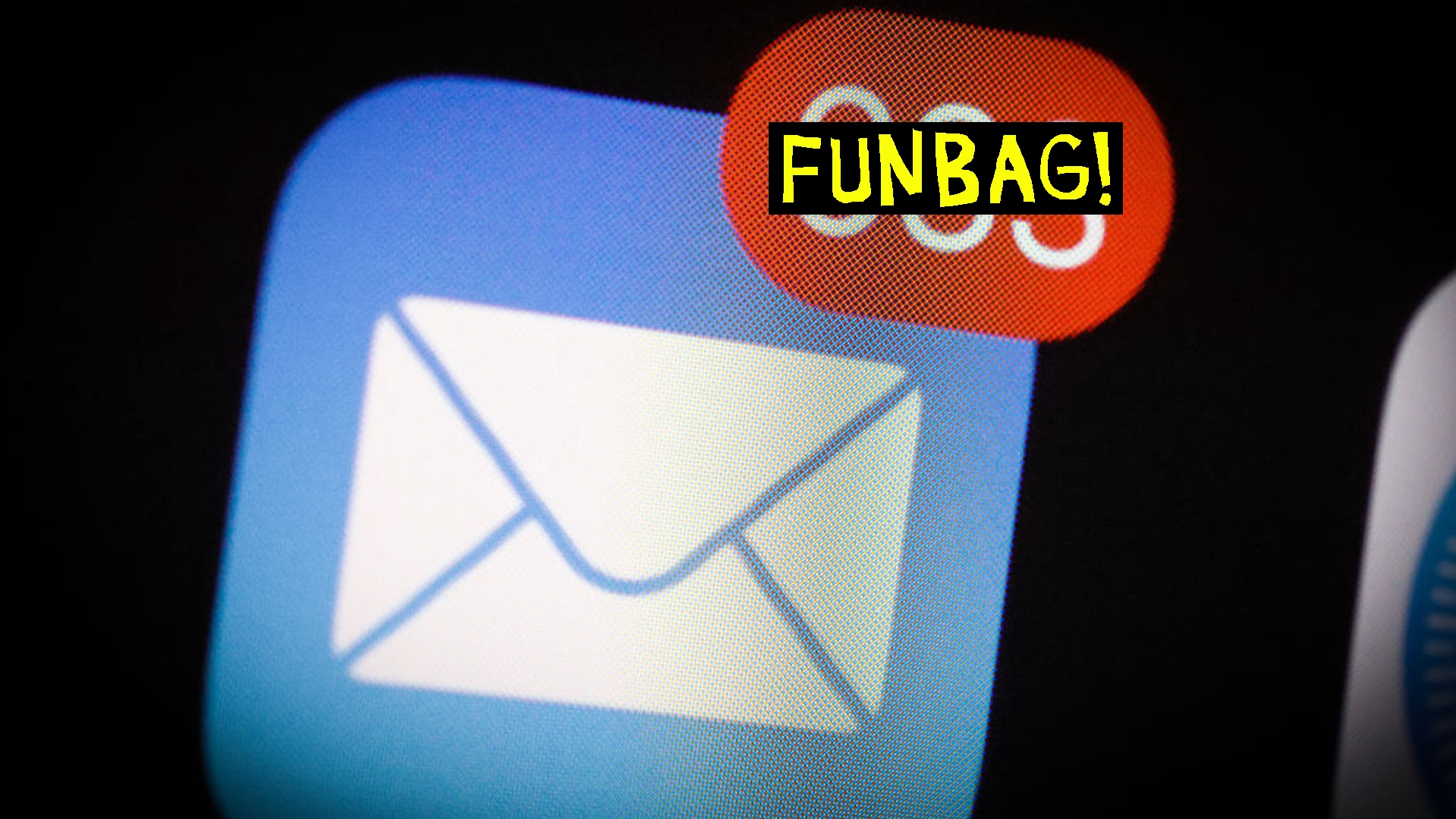 The Apple Mail application icon is seen on an iPhone home screen in Warsaw, Poland on March 3, 2021.