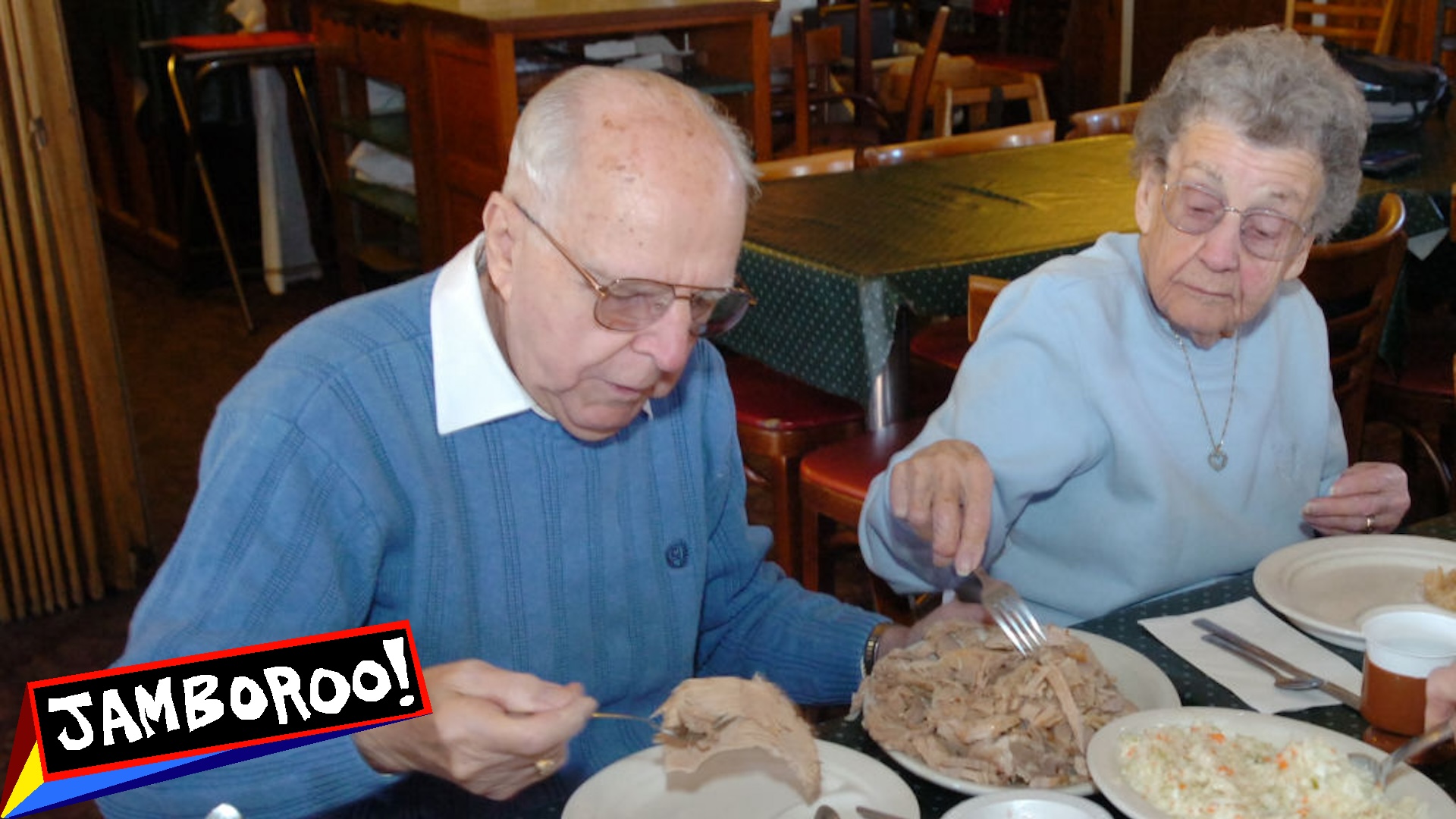 Photo by Tim Leedy 1/1/09Pork and Sauerkraut on New Year's day.Paul and Sara Wixon of Muhlenberg twp have a family dinner at Wegman's restaurant in Muhlenberg Twp.